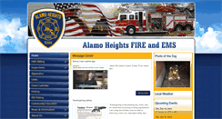 Desktop Screenshot of alamoheightsfire.com